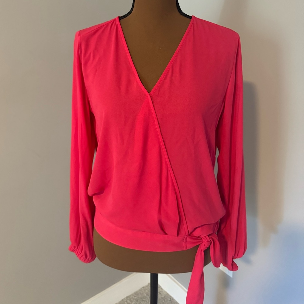 Hot Pink LOFT Blouse